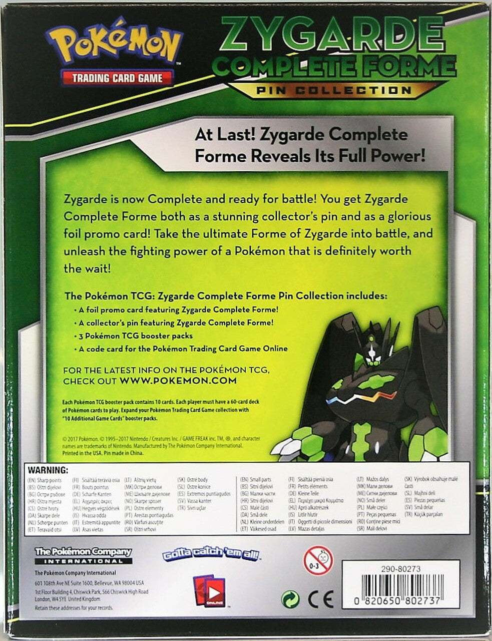Pin Collection (Zygarde Complete Forme) | Jack's On Queen