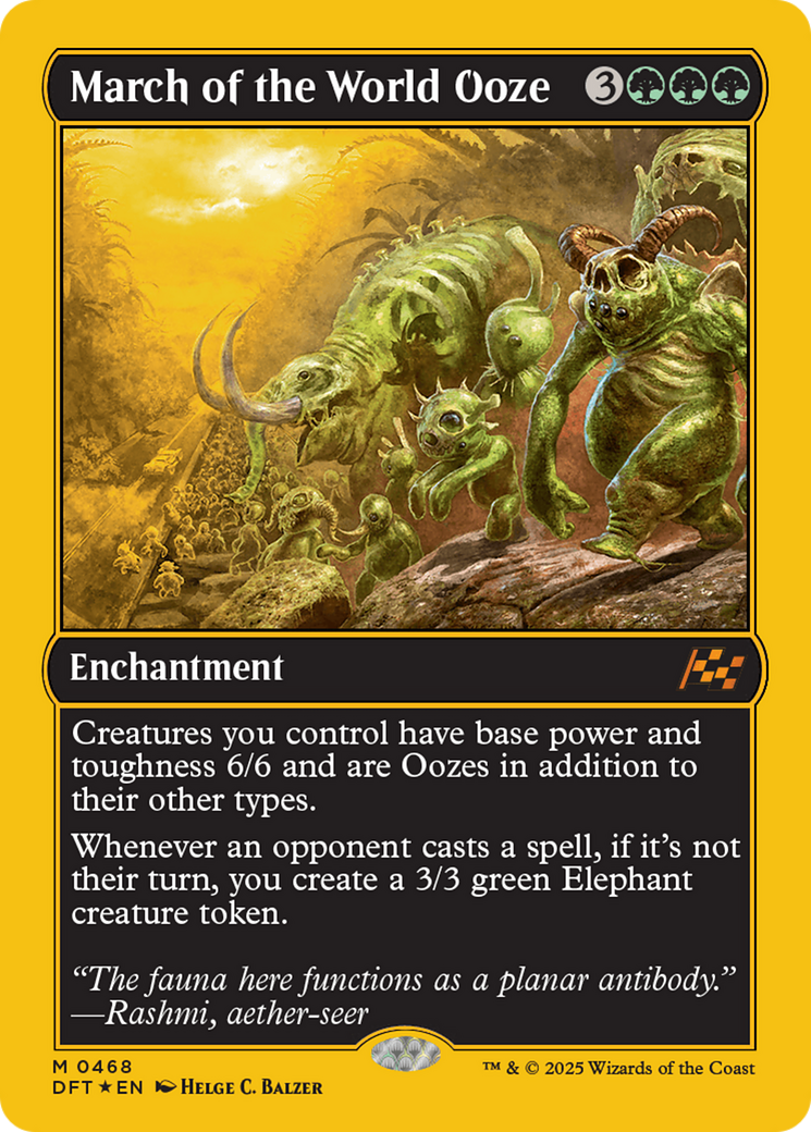 March of the World Ooze (First-Place Foil) [Aetherdrift] | Jack's On Queen