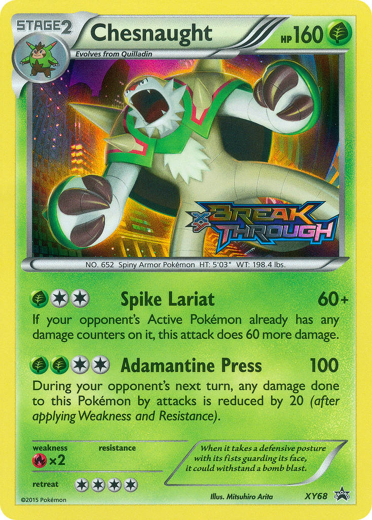 Chesnaught (XY68) [XY: Black Star Promos] | Jack's On Queen