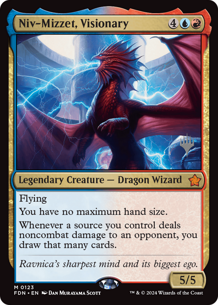 Niv-Mizzet, Visionary (Promo Pack) [Foundations Promos] | Jack's On Queen