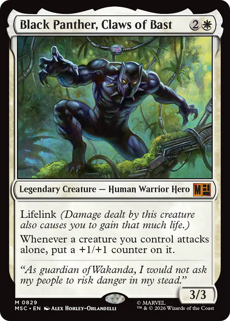 Black Panther, Claws of Bast [Marvel Super Heroes Commander] | Jack's On Queen