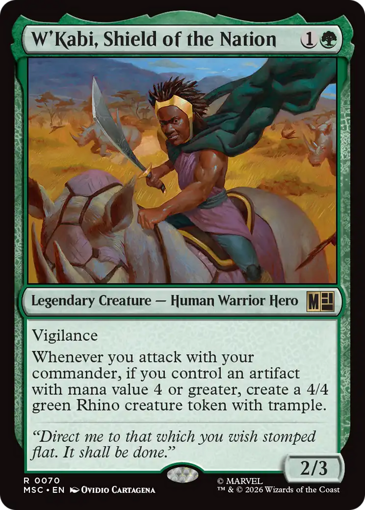 W'Kabi, Shield of the Nation (Surge Foil) [Marvel Super Heroes Commander] | Jack's On Queen