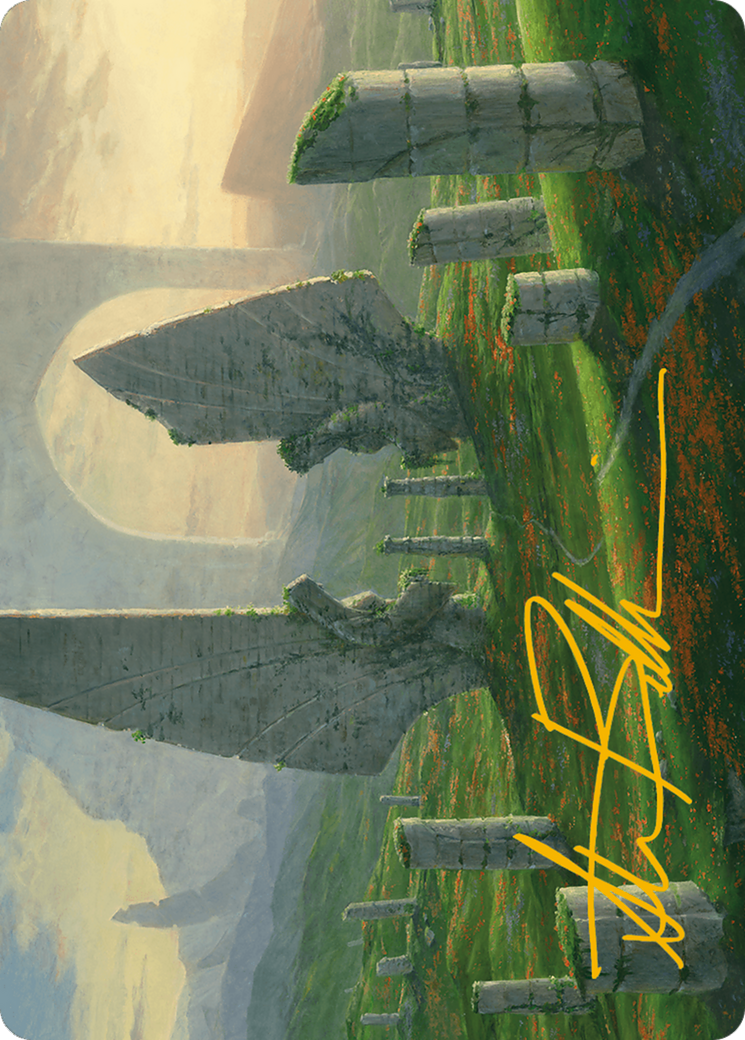Monumental Henge Art Card (Gold-Stamped Signature) [Modern Horizons 3 Art Series] | Jack's On Queen