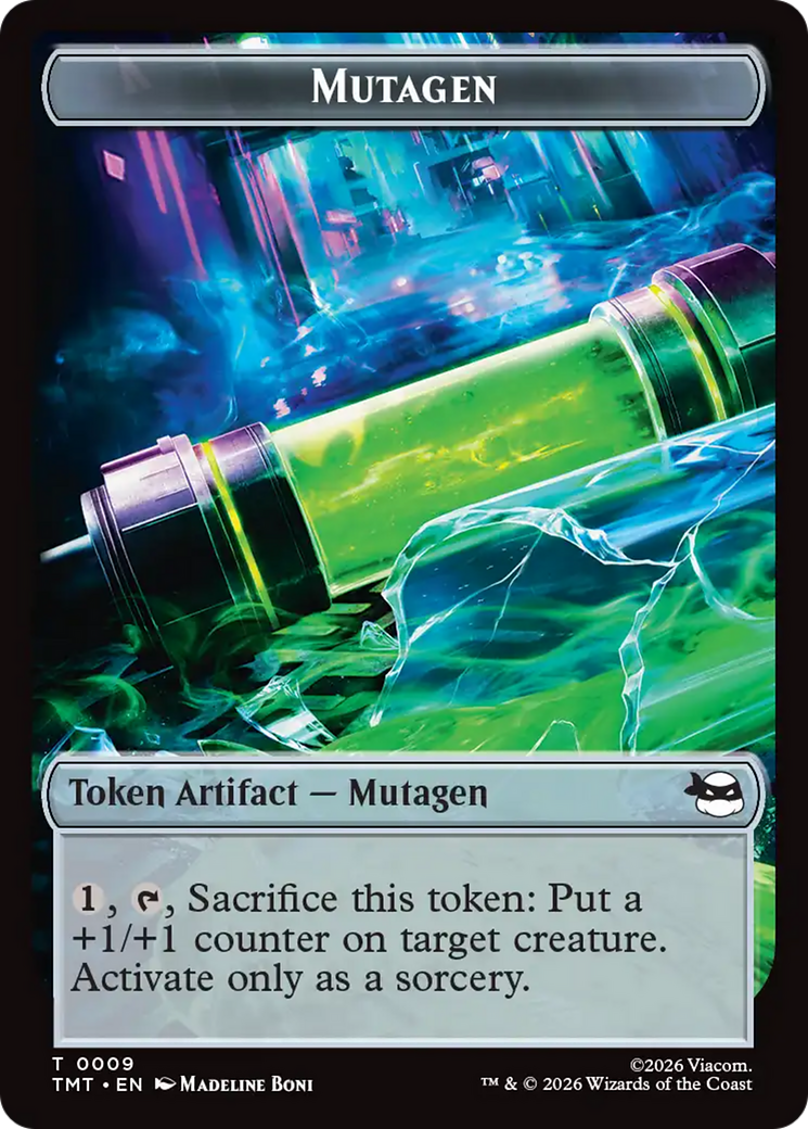 Mutant // Mutagen Double-Sided Token [Teenage Mutant Ninja Turtles Tokens] | Jack's On Queen