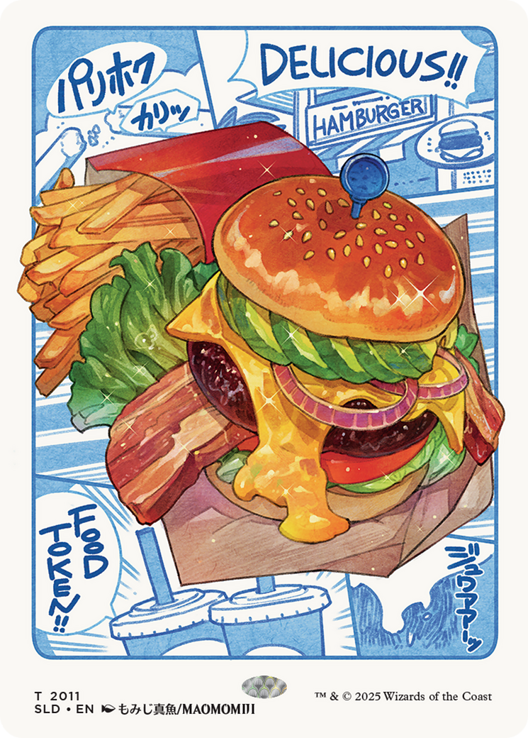 Food Token (2011) (Rainbow Foil) [Secret Lair Drop Series] | Jack's On Queen