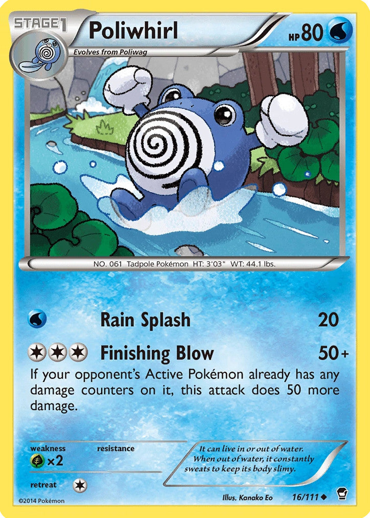 Poliwhirl (16/111) [XY: Furious Fists] | Jack's On Queen