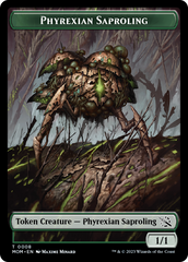 Treasure (21) // Phyrexian Saproling Double-Sided Token [March of the Machine Tokens] | Jack's On Queen