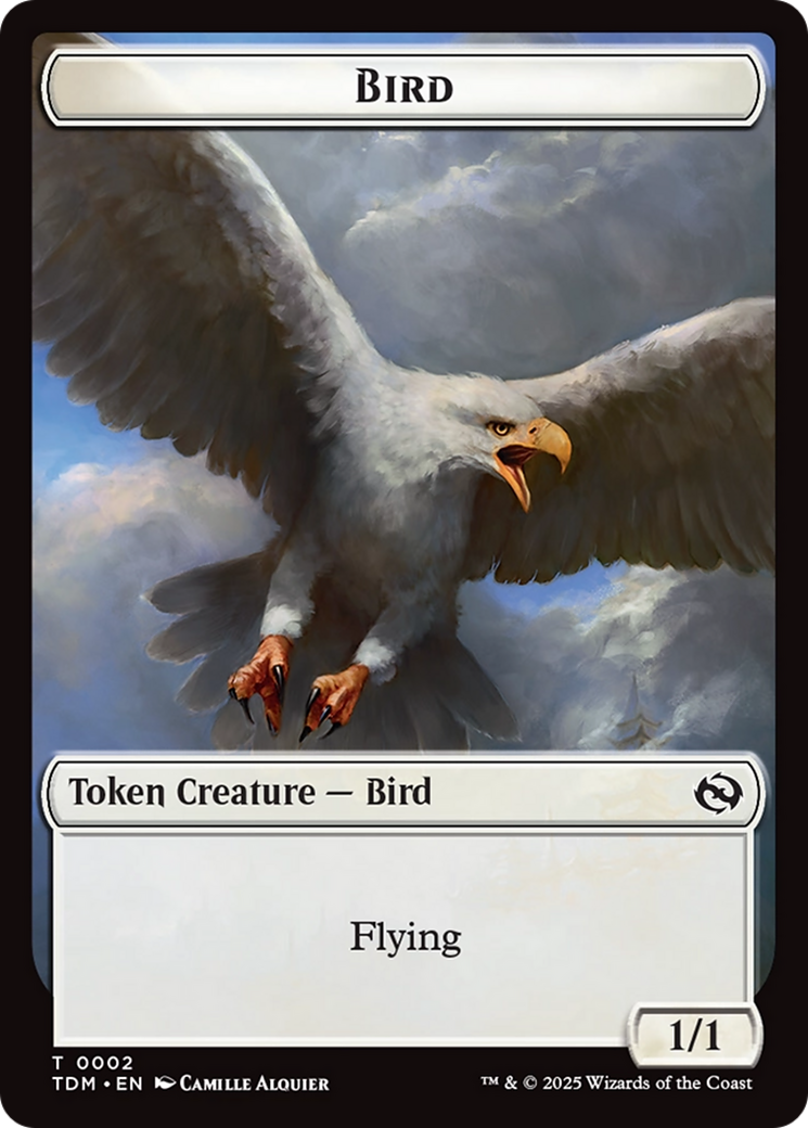Inkling // Bird Double-Sided Token [Tarkir: Dragonstorm Commander Tokens] | Jack's On Queen