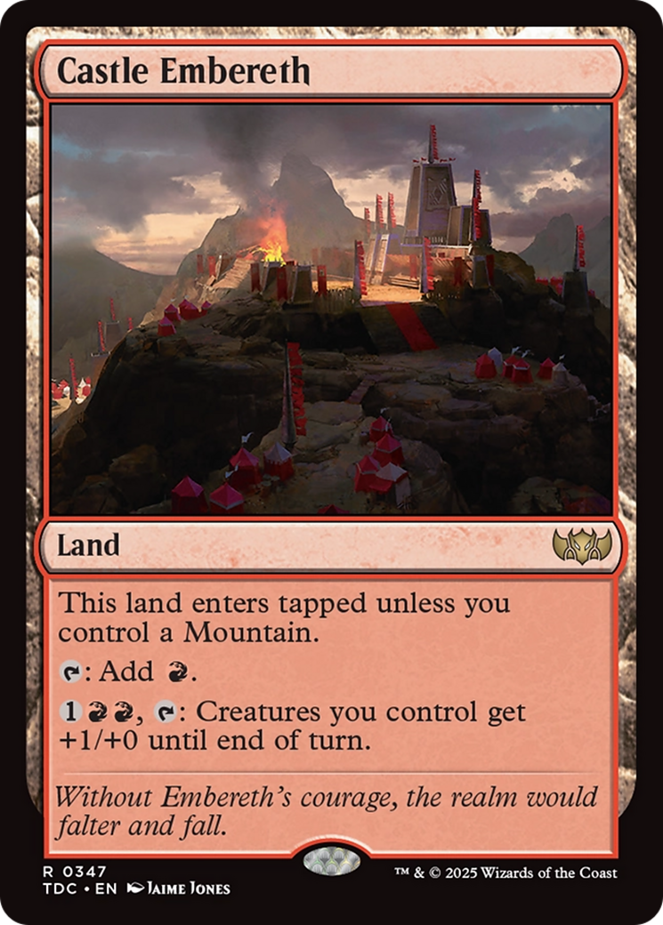 Castle Embereth [Tarkir: Dragonstorm Commander] | Jack's On Queen