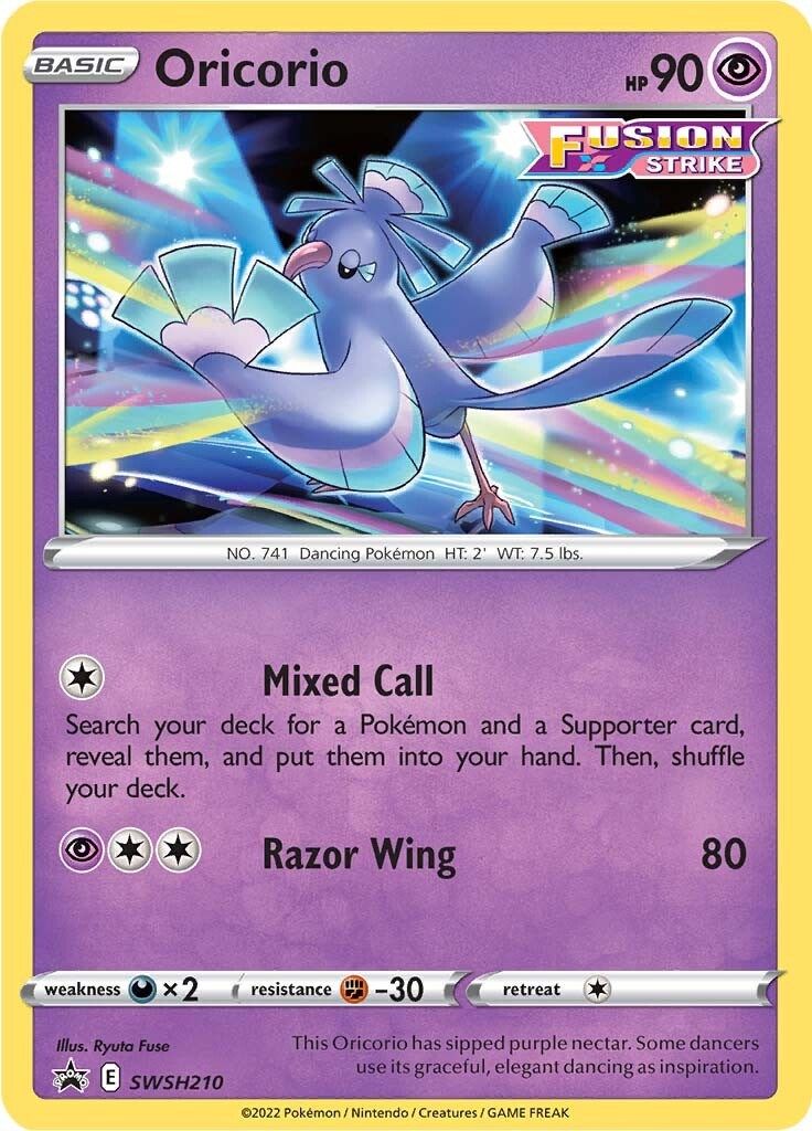 Oricorio (SWSH210) [Sword & Shield: Black Star Promos] | Jack's On Queen