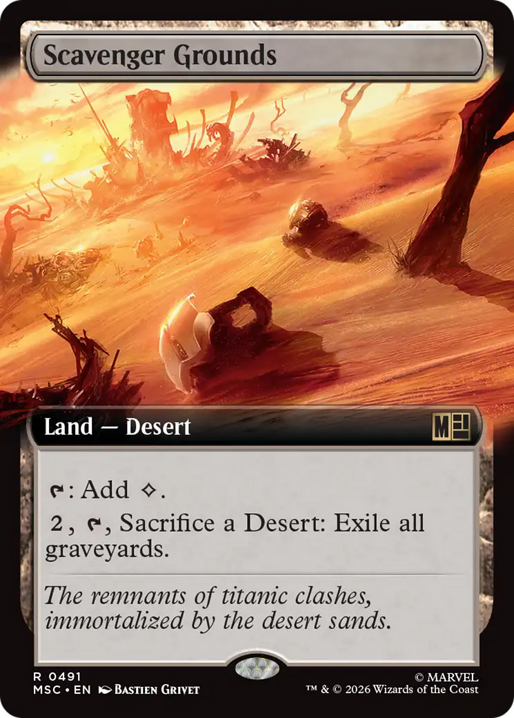 Scavenger Grounds (Extended Art) [Marvel Super Heroes Commander] | Jack's On Queen