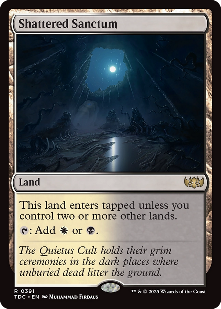 Shattered Sanctum [Tarkir: Dragonstorm Commander] | Jack's On Queen