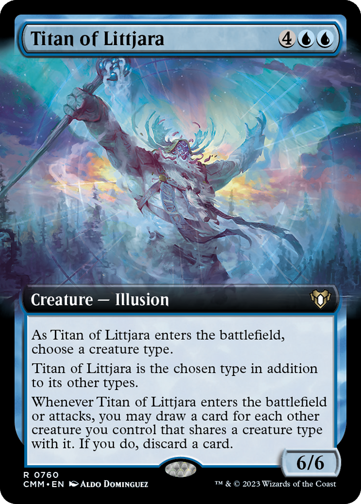 Titan of Littjara (Extended Art) [Commander Masters] | Jack's On Queen