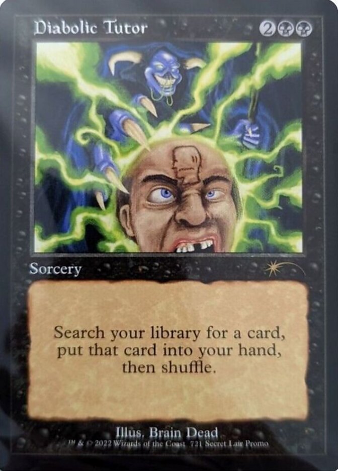 Diabolic Tutor (Retro) [Secret Lair Drop Promos] | Jack's On Queen