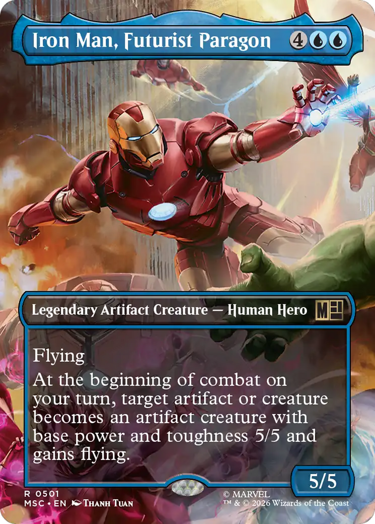 Iron Man, Futurist Paragon (Borderless) [Marvel Super Heroes Commander] | Jack's On Queen