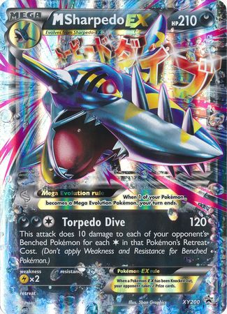 M Sharpedo EX (XY200) (Jumbo Card) [XY: Black Star Promos] | Jack's On Queen