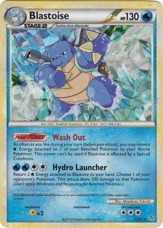 Blastoise (13/95) (Cracked Ice Holo) [HeartGold & SoulSilver: Unleashed] | Jack's On Queen