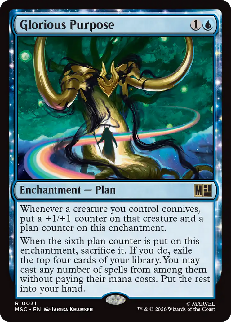 Glorious Purpose (Surge Foil) [Marvel Super Heroes Commander] | Jack's On Queen