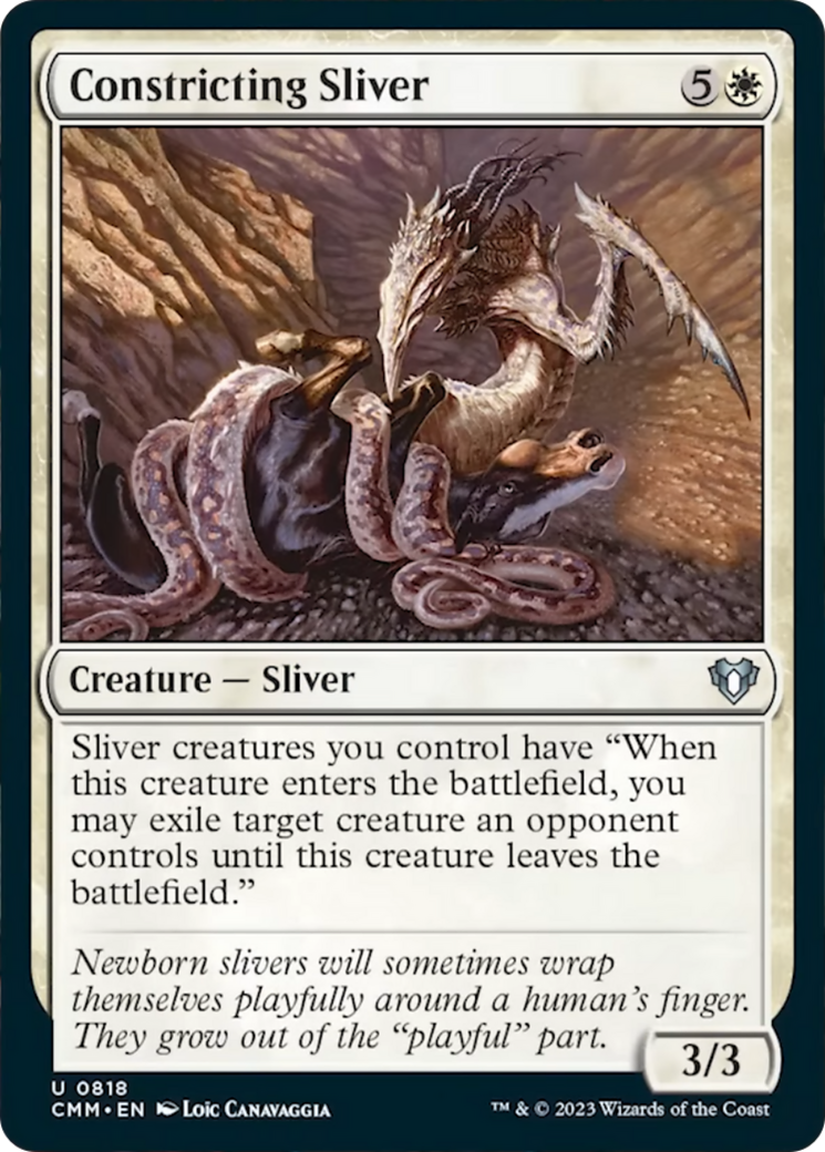 Constricting Sliver [Commander Masters] | Jack's On Queen