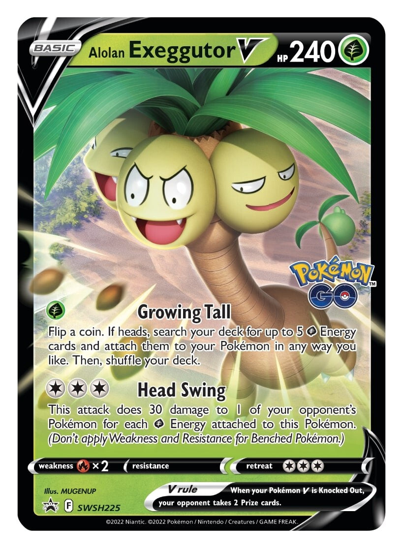 Alolan Exeggutor V (SWSH225) [Sword & Shield: Black Star Promos] | Jack's On Queen