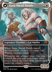 Ajani, Nacatl Pariah // Ajani, Nacatl Avenger (Borderless) [Modern Horizons 3] | Jack's On Queen