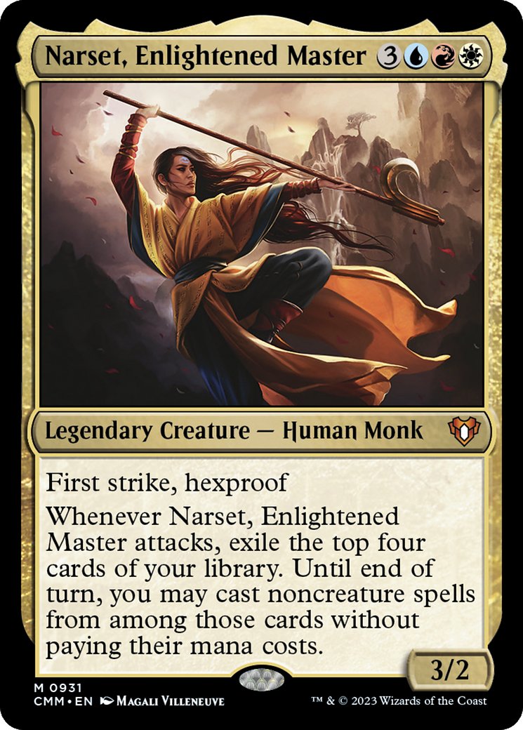 Narset, Enlightened Master [Commander Masters] | Jack's On Queen