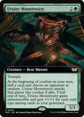 Ursine Monstrosity (Extended Art) [Duskmourn: House of Horror Commander] | Jack's On Queen