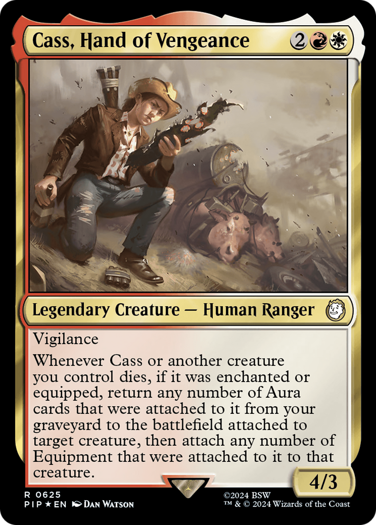 Cass, Hand of Vengeance (Surge Foil) [Fallout] | Jack's On Queen