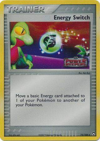 Energy Switch (75/108) (Stamped) [EX: Power Keepers] | Jack's On Queen
