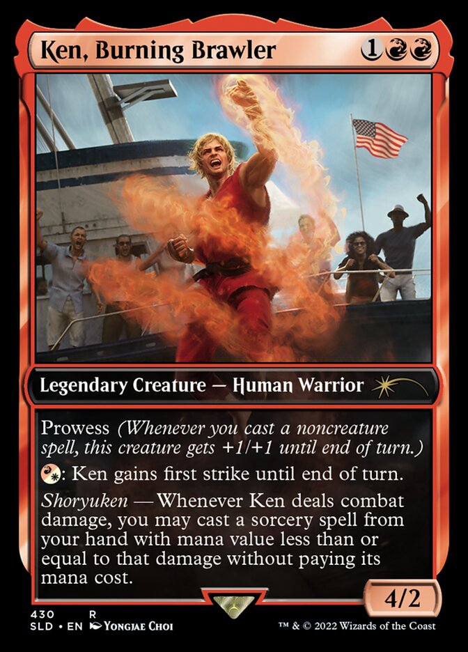 Ken, Burning Brawler [Secret Lair Drop Series] | Jack's On Queen
