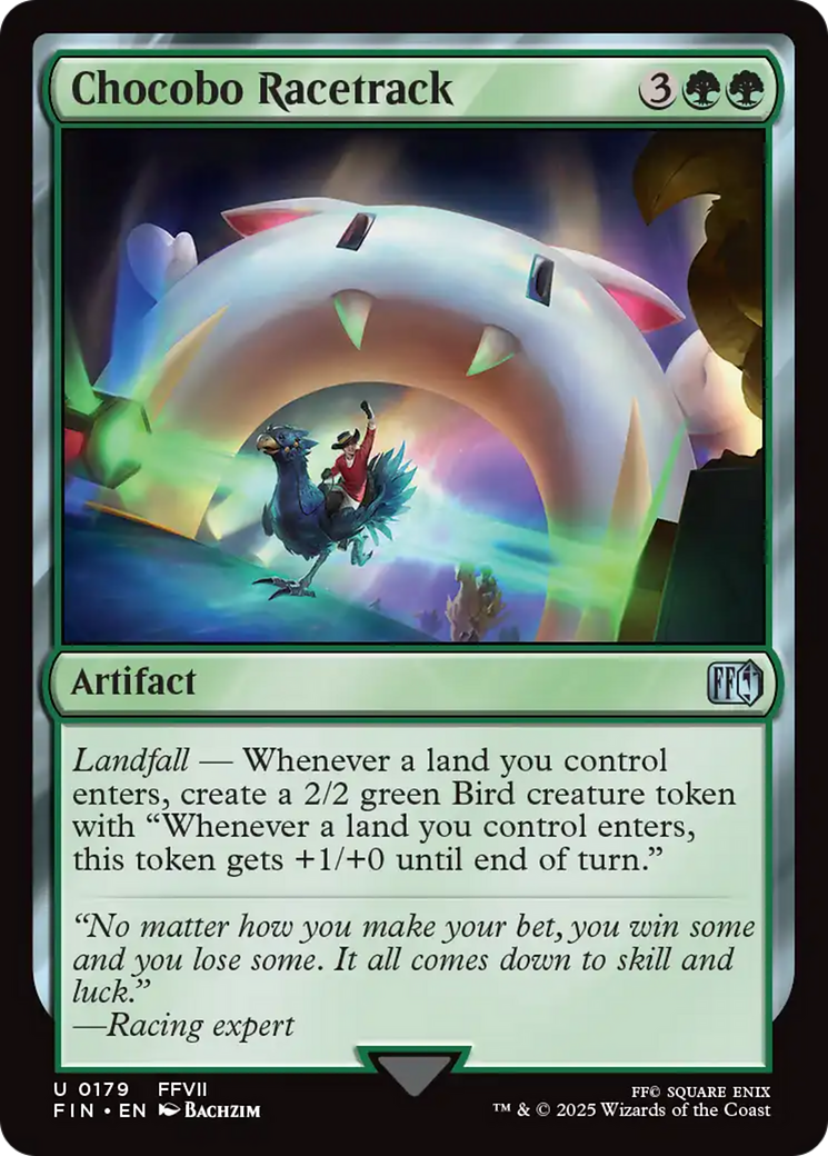 Chocobo Racetrack [FINAL FANTASY] | Jack's On Queen