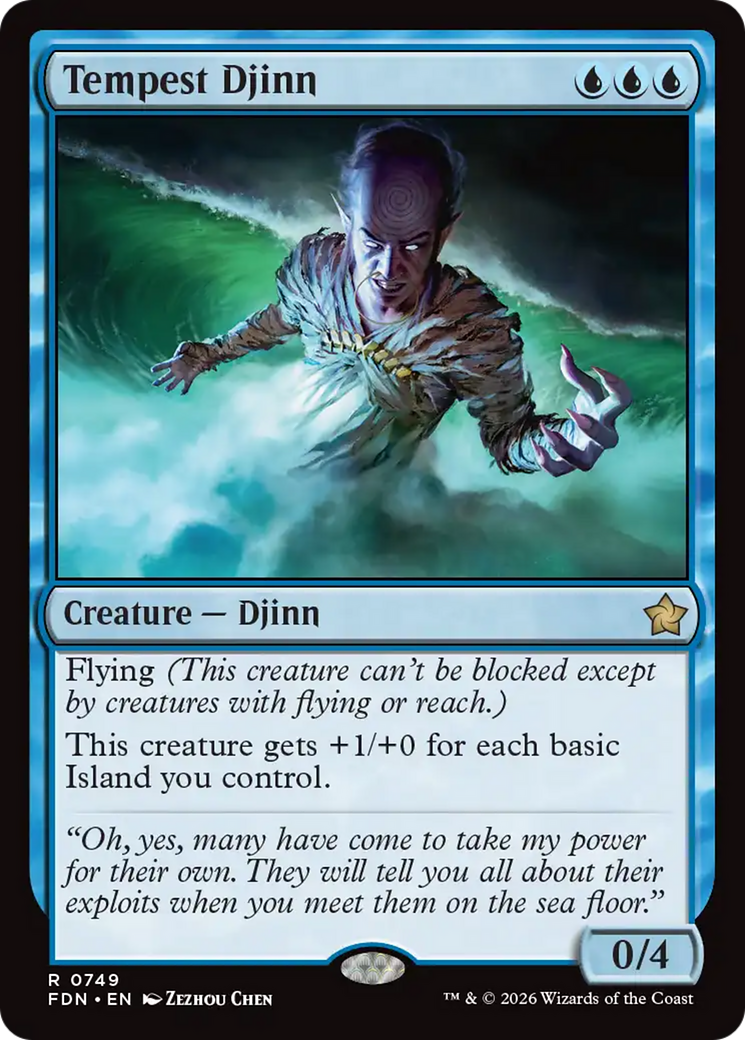 Tempest Djinn (0749) [Foundations] | Jack's On Queen