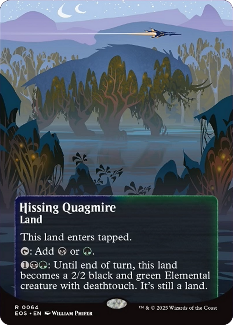 Hissing Quagmire (0064) (Borderless) [Edge of Eternities: Stellar Sights] | Jack's On Queen