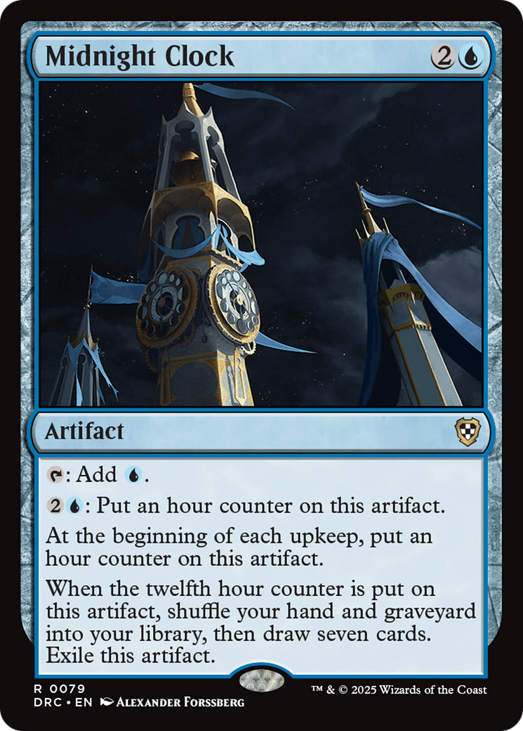 Midnight Clock [Aetherdrift Commander] | Jack's On Queen