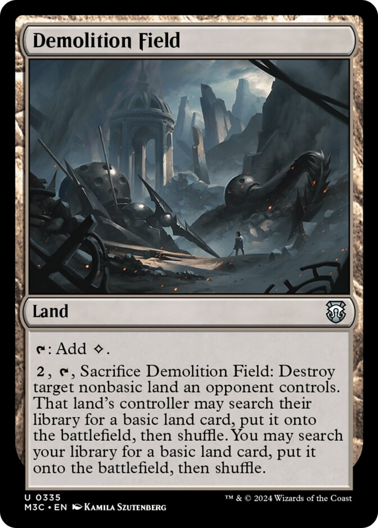 Demolition Field (Ripple Foil) [Modern Horizons 3 Commander] | Jack's On Queen