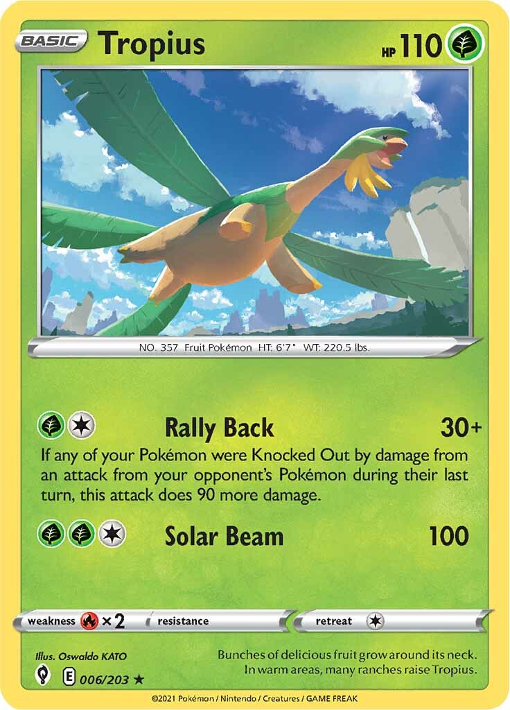 Tropius (006/203) [Sword & Shield: Evolving Skies] | Jack's On Queen