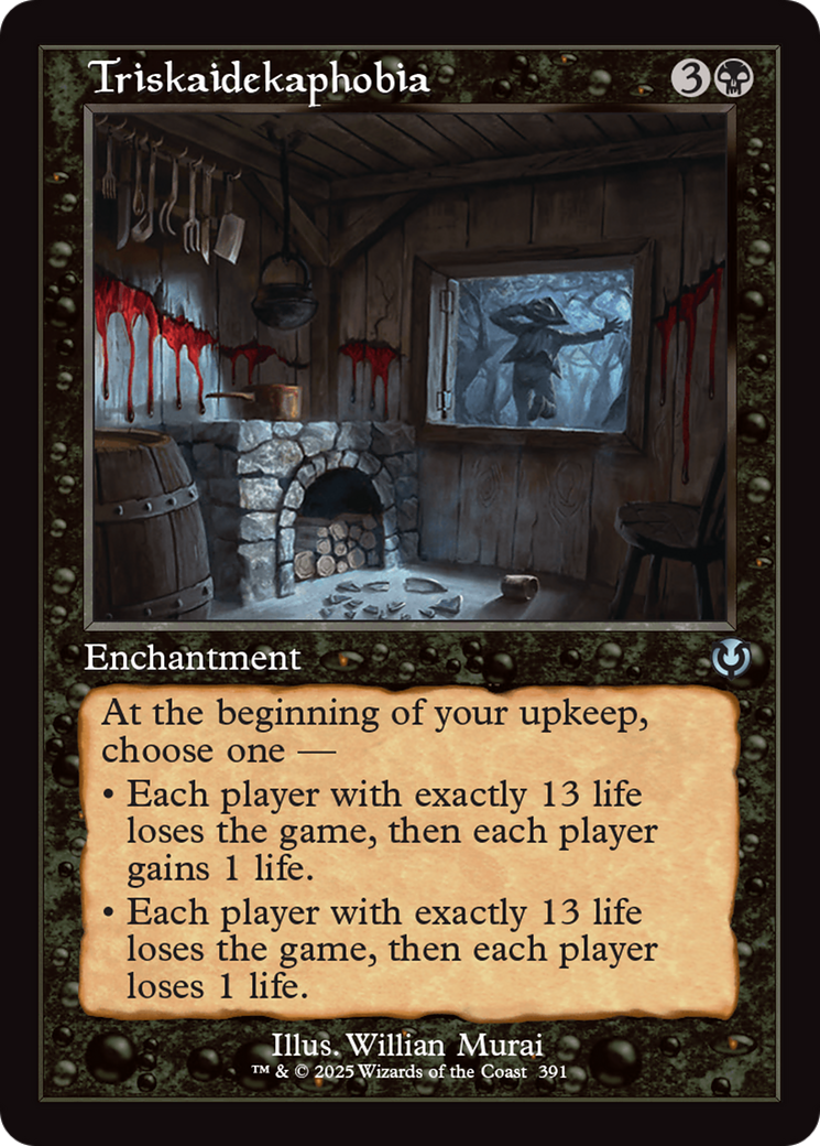 Triskaidekaphobia (Retro Frame) [Innistrad Remastered] | Jack's On Queen