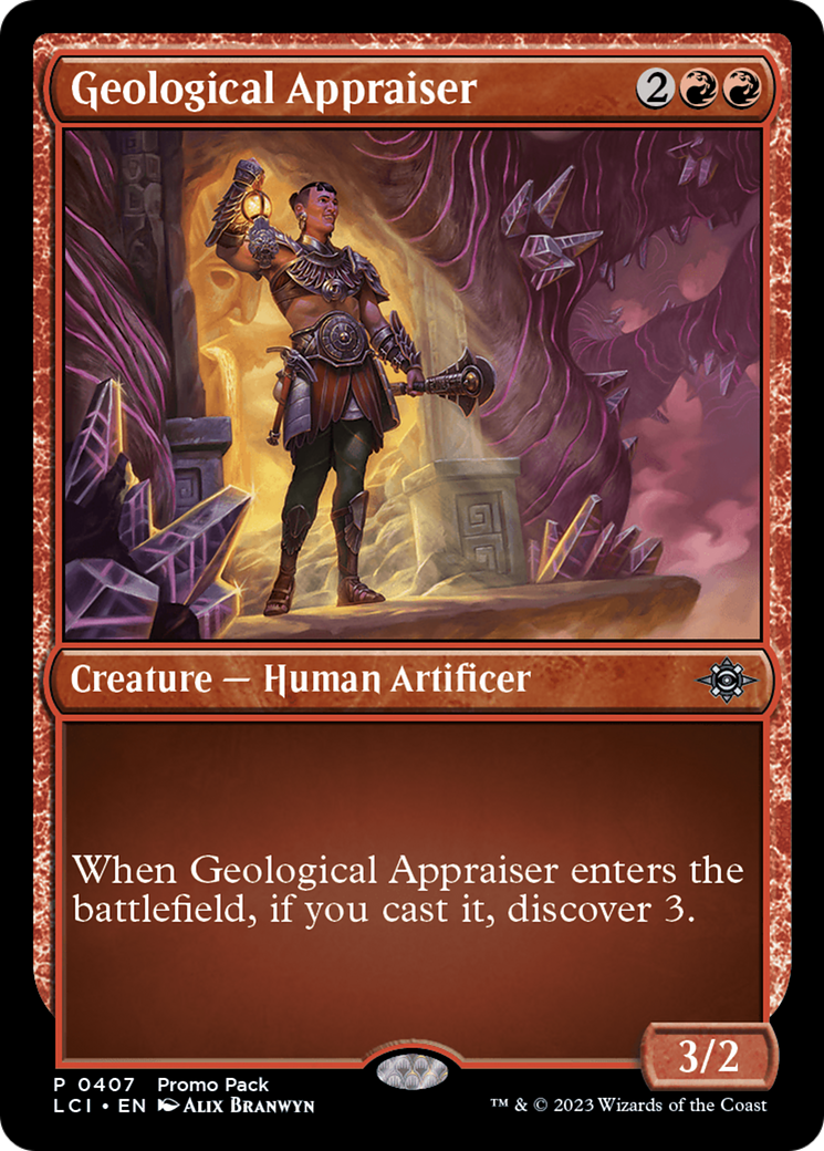 Geological Appraiser [The Lost Caverns of Ixalan Promos] | Jack's On Queen