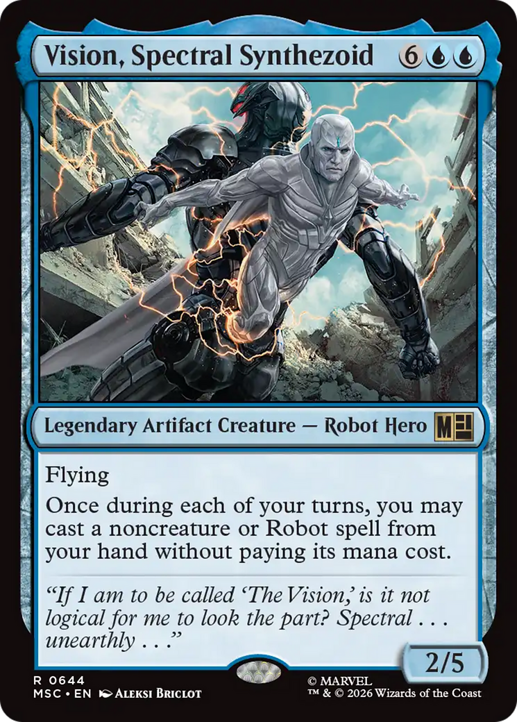 Vision, Spectral Synthezoid [Marvel Super Heroes Commander] | Jack's On Queen