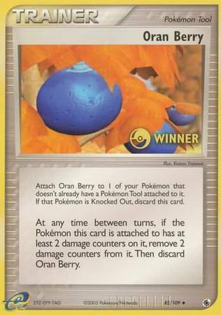 Oran Berry (85/109) (Winner) [EX: Ruby & Sapphire] | Jack's On Queen