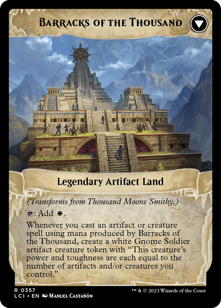 Thousand Moons Smithy (Extended Art) // Barracks of the Thousand [The Lost Caverns of Ixalan] | Jack's On Queen