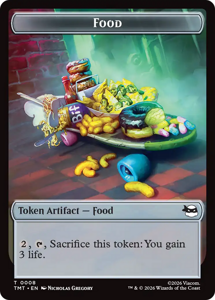 Ninja Turtle Spirit // Food Double-Sided Token [Teenage Mutant Ninja Turtles Tokens] | Jack's On Queen