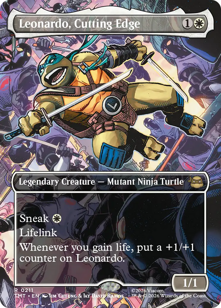 Leonardo, Cutting Edge (Borderless) [Teenage Mutant Ninja Turtles] | Jack's On Queen