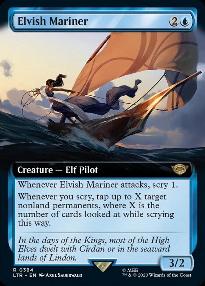 Elvish Mariner (Extended Art) [The Lord of the Rings: Tales of Middle-Earth] | Jack's On Queen