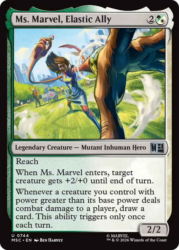 Ms. Marvel, Elastic Ally [Marvel Super Heroes Commander] | Jack's On Queen