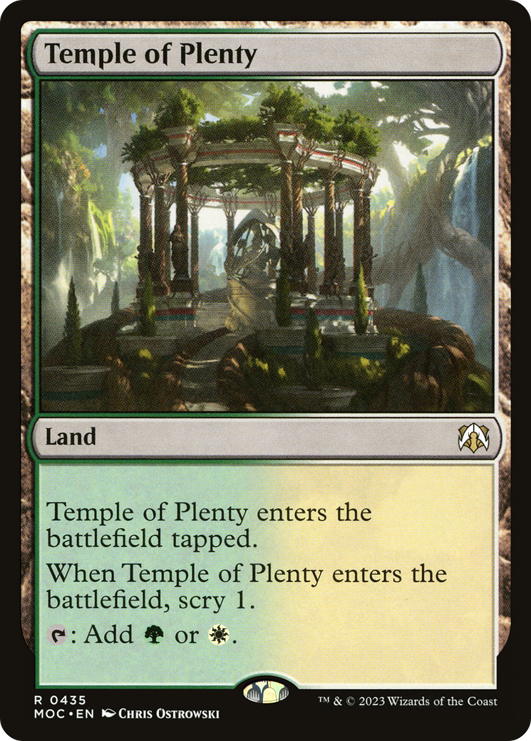 Temple of Plenty [March of the Machine Commander] | Jack's On Queen