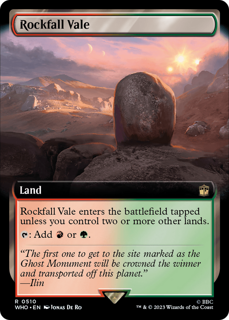 Rockfall Vale (Extended Art) [Doctor Who] | Jack's On Queen
