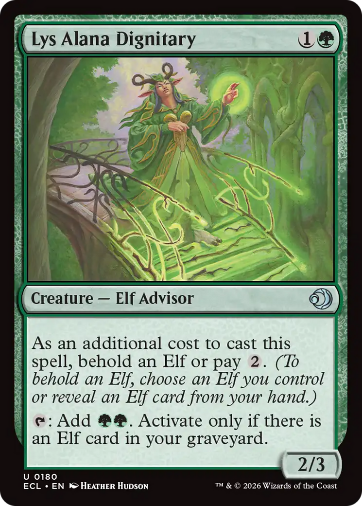 Lys Alana Dignitary [Lorwyn Eclipsed] | Jack's On Queen