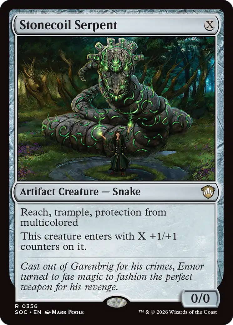 Stonecoil Serpent [Secrets of Strixhaven Commander] | Jack's On Queen