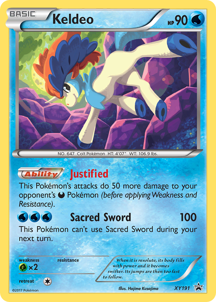 Keldeo (XY191) [XY: Black Star Promos] | Jack's On Queen